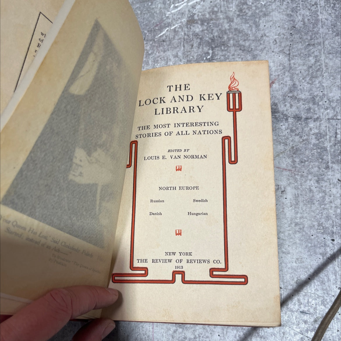 the lock and key library the most interesting stories of all nations book, by louis e. van norman, 1913 Hardcover image 2