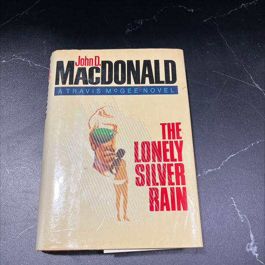the lonely silver rain book, by John D. MacDonald, 1985 Hardcover, Vintage image 1
