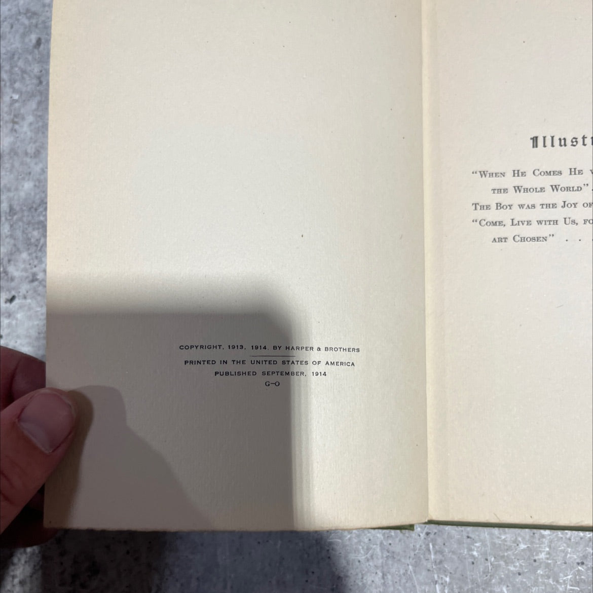 the lost boy book, by jg y benry van dyke, 1914 Hardcover image 3