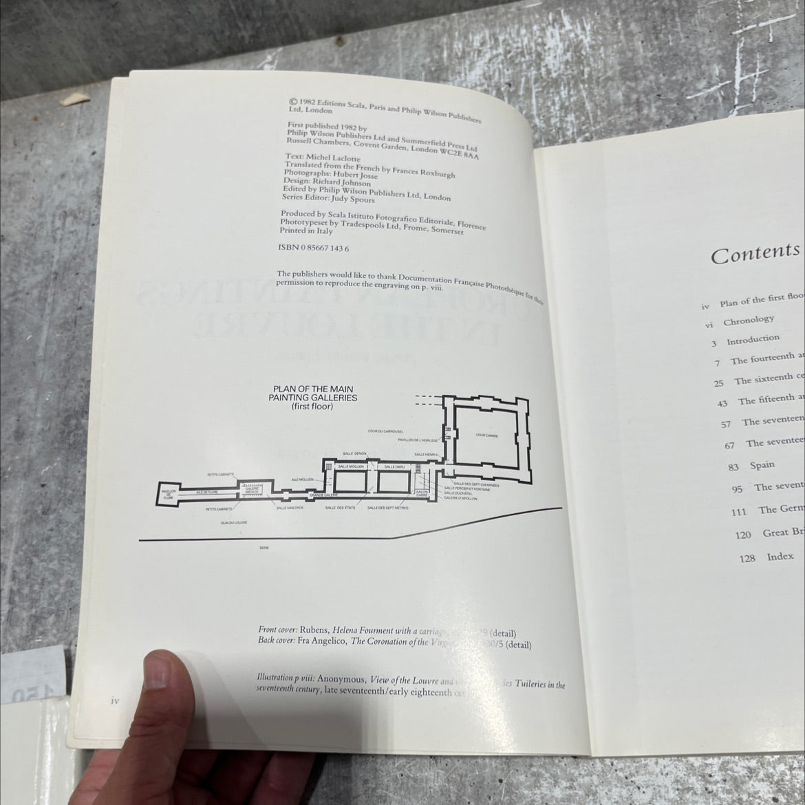 the louvre book, by michel laclotte, 1982 Paperback image 3