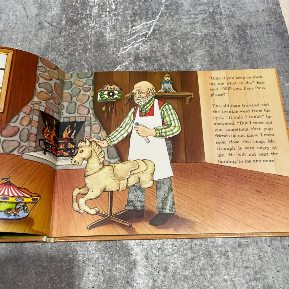 the magic merry-go-round book, by V. Gilbert Beers, 1973 Hardcover image 3