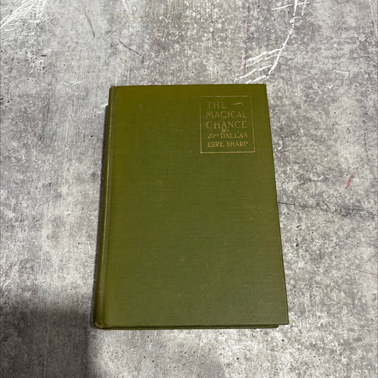 the magical chance book, by dallas lore sharp, 1923 Hardcover image 1