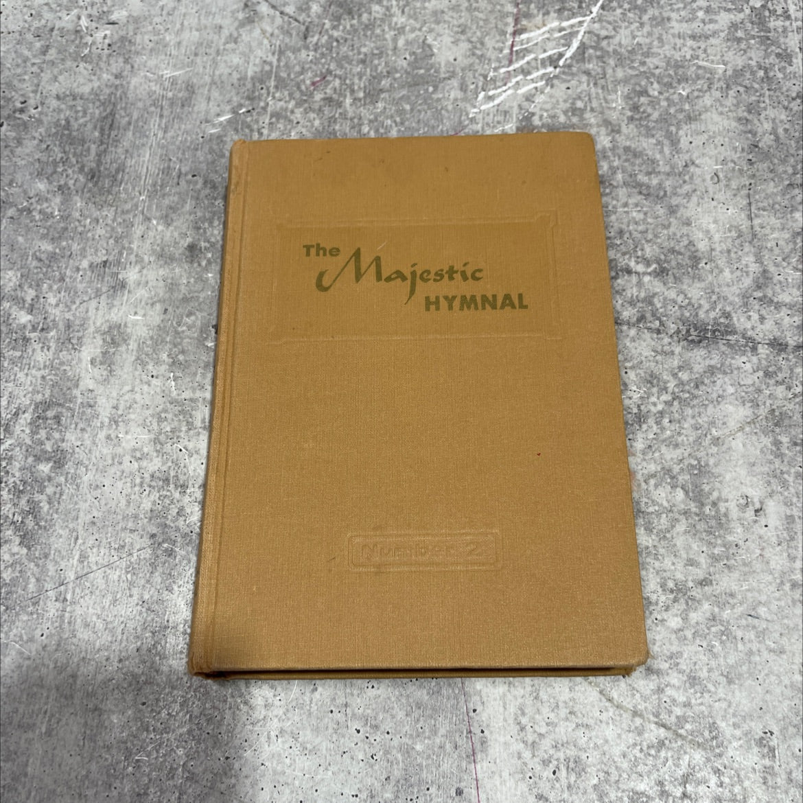 the majestic hymnal - number two book, by reuel lemmons, 1959 Hardcover image 1