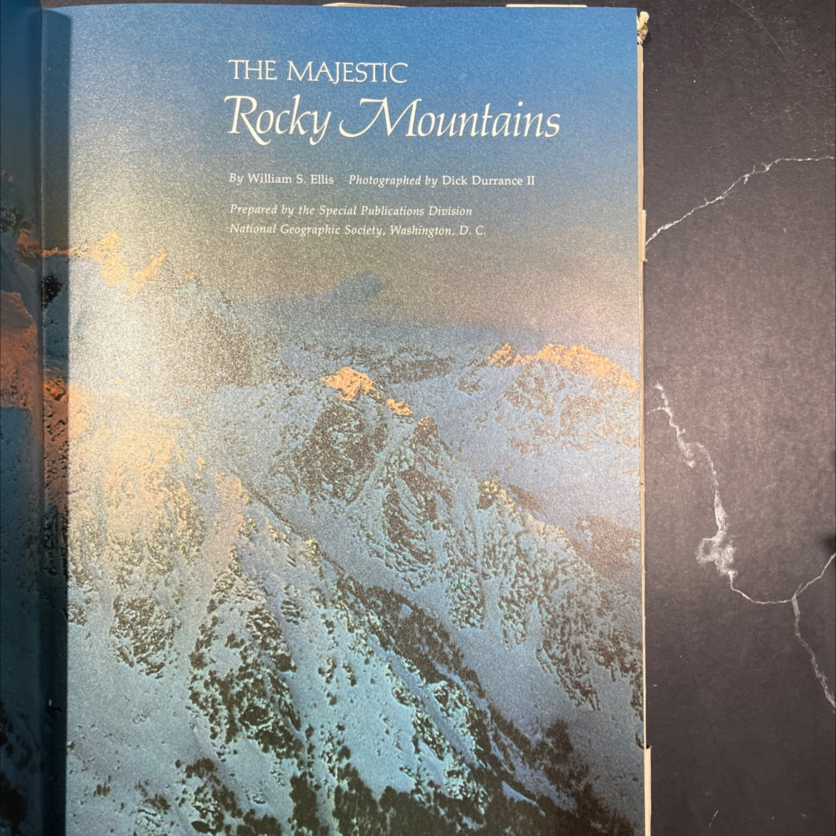 the majestic rocky mountains book, by William S. Ellis, 1976 Hardcover image 2