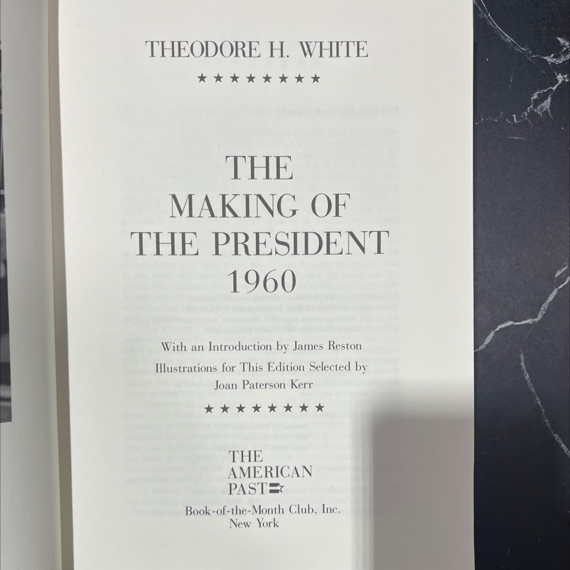 the making of the president 1960 book, by theodore h. white, 1988 Hardcover image 2