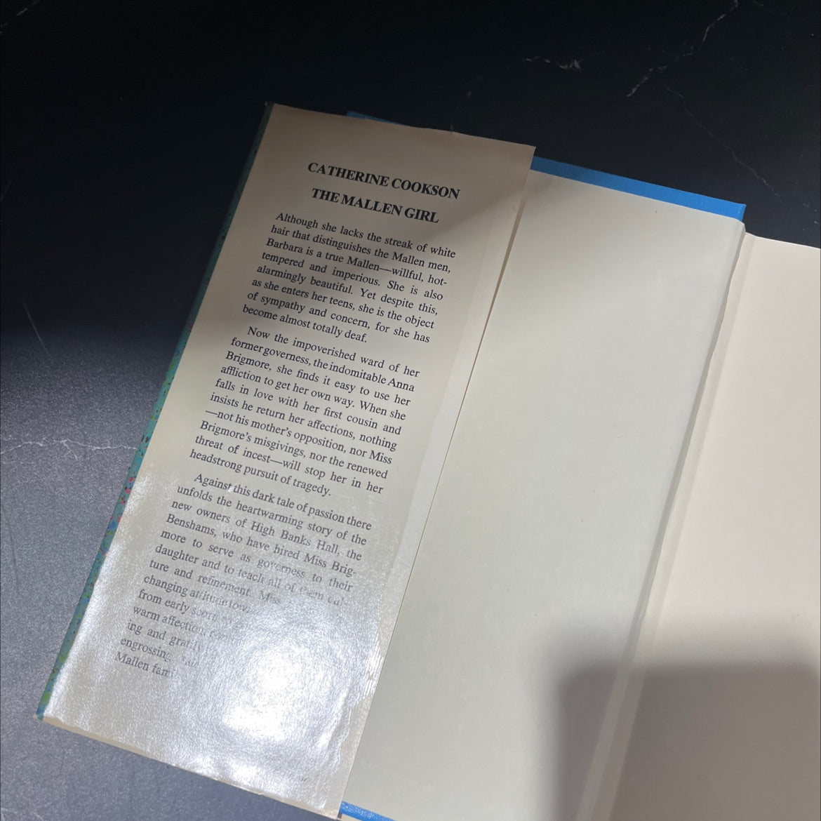 the mallen girl book, by catherine cookson, 1973 Hardcover image 4