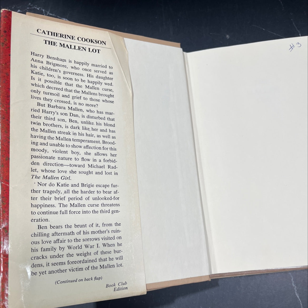 the mallen lot book, by catherine cookson, 1974 Hardcover image 4