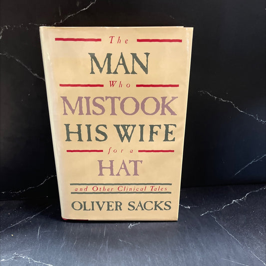the man who mistook his wife for a hat and other clinical tales book, by oliver sacks, 1985 Hardcover image 1