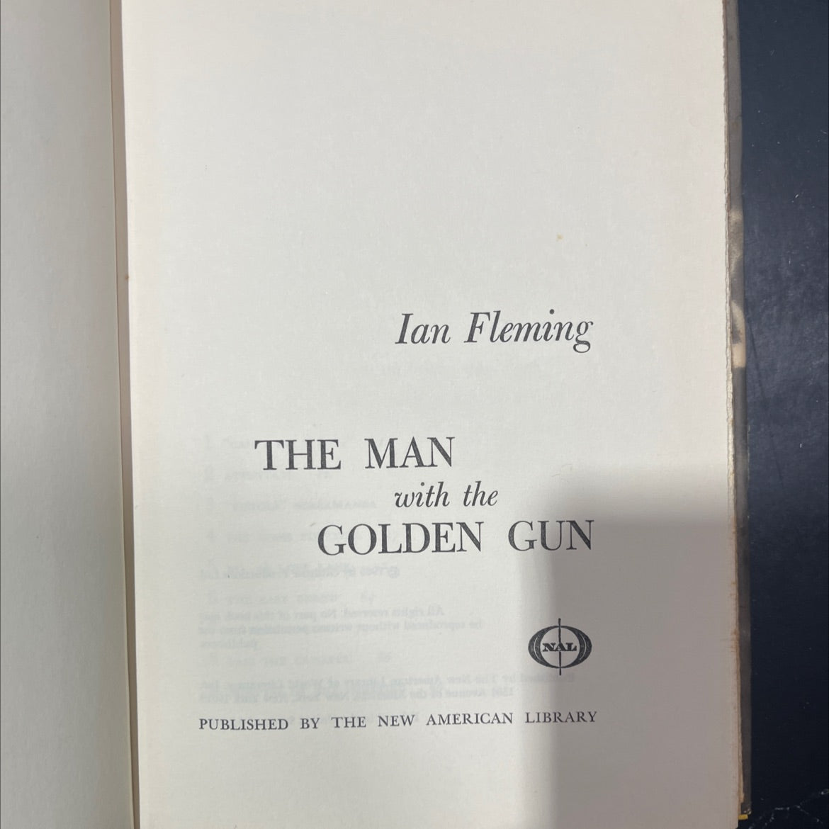 the man with the golden gun book, by Ian Fleming, 1965 Hardcover image 2