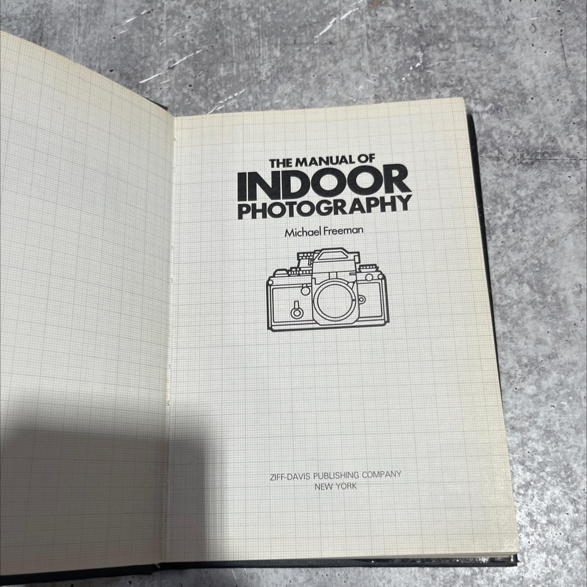 the manual of indoor photography book, by michael freeman, 1981