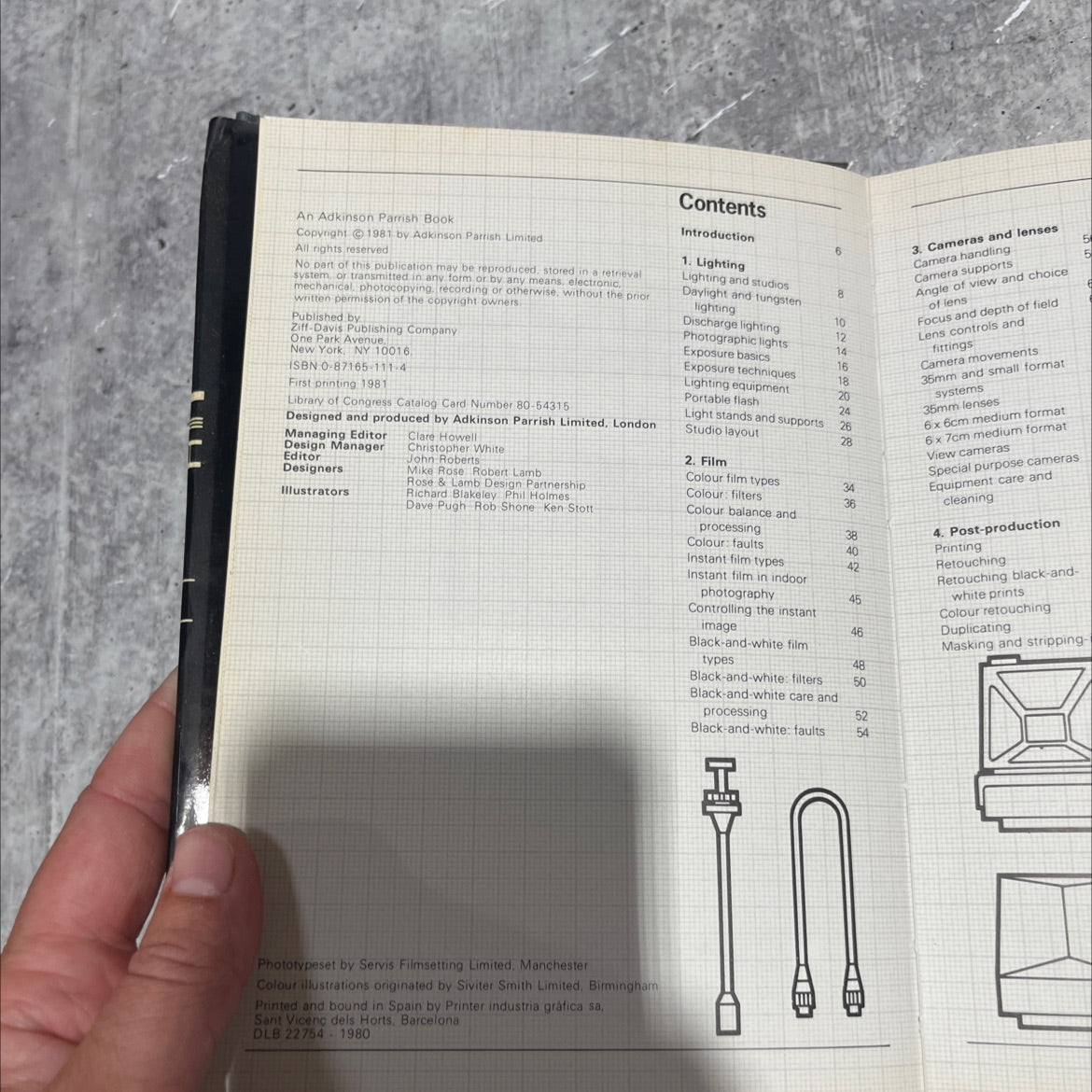 the manual of indoor photography book, by michael freeman, 1981 Hardcover image 3