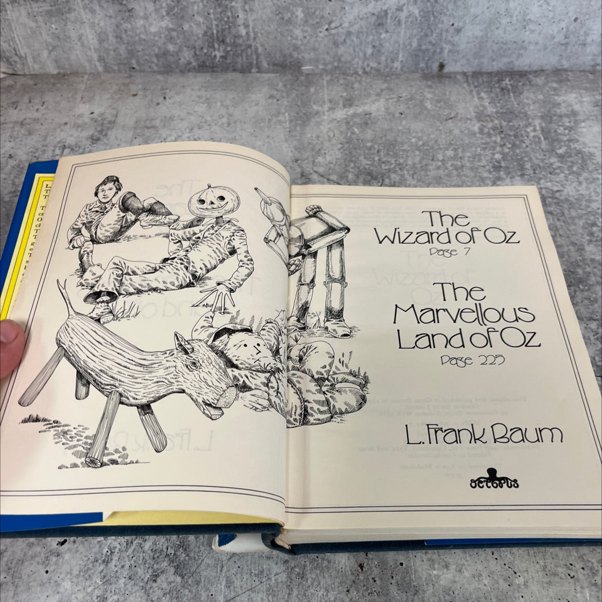 the marvellous land of oz book, by l. frank baum, 1979 Hardcover image 2