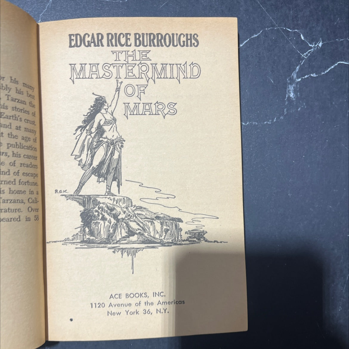 the mastermind of mars book, by edgar rice burroughs, 1928 Paperback image 2