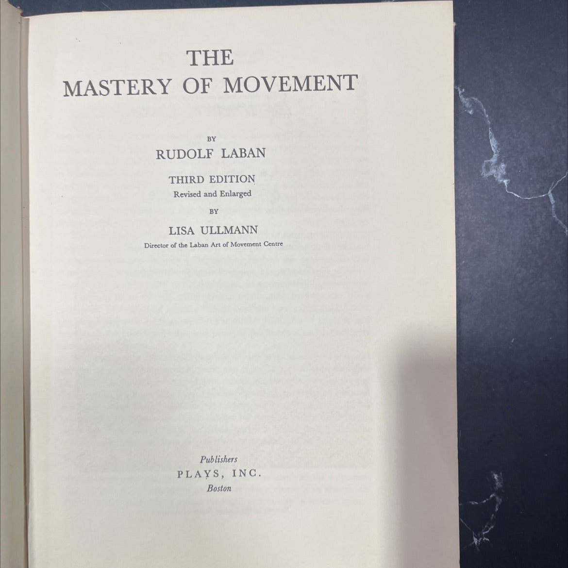 the mastery of movement book, by rudolf laban, 1971 Hardcover image 2