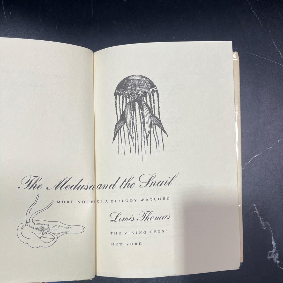 the medusa and the snail book, by Lewis Thomas, 1979 Hardcover image 2