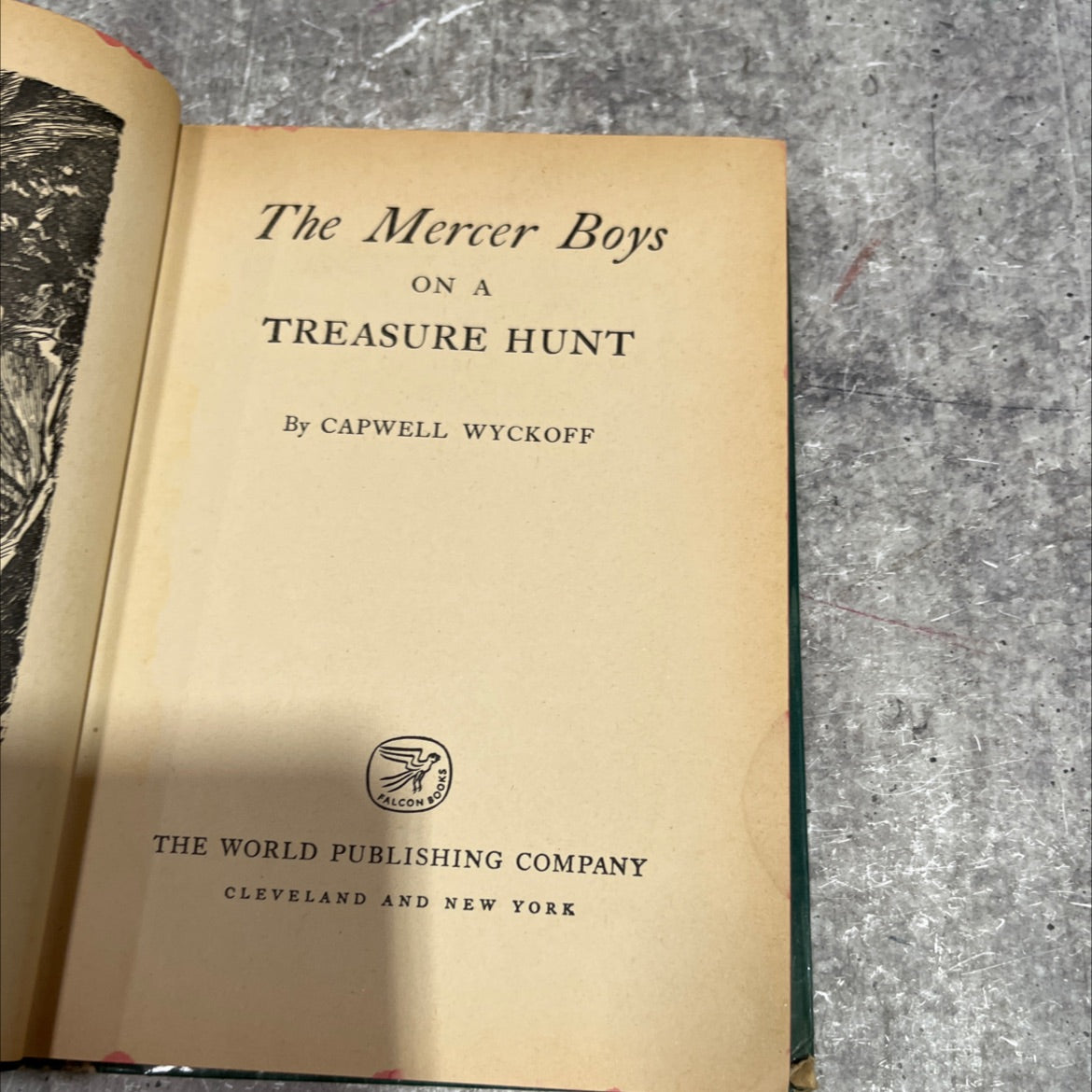 the mercer boys on a treasure hunt book, by capwell wyckoff, 1948 Hardcover image 2