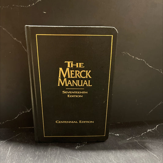 the merck manual book, by mark h. beers, m.d. and robert berkow, m.d., 1999 Hardcover image 1
