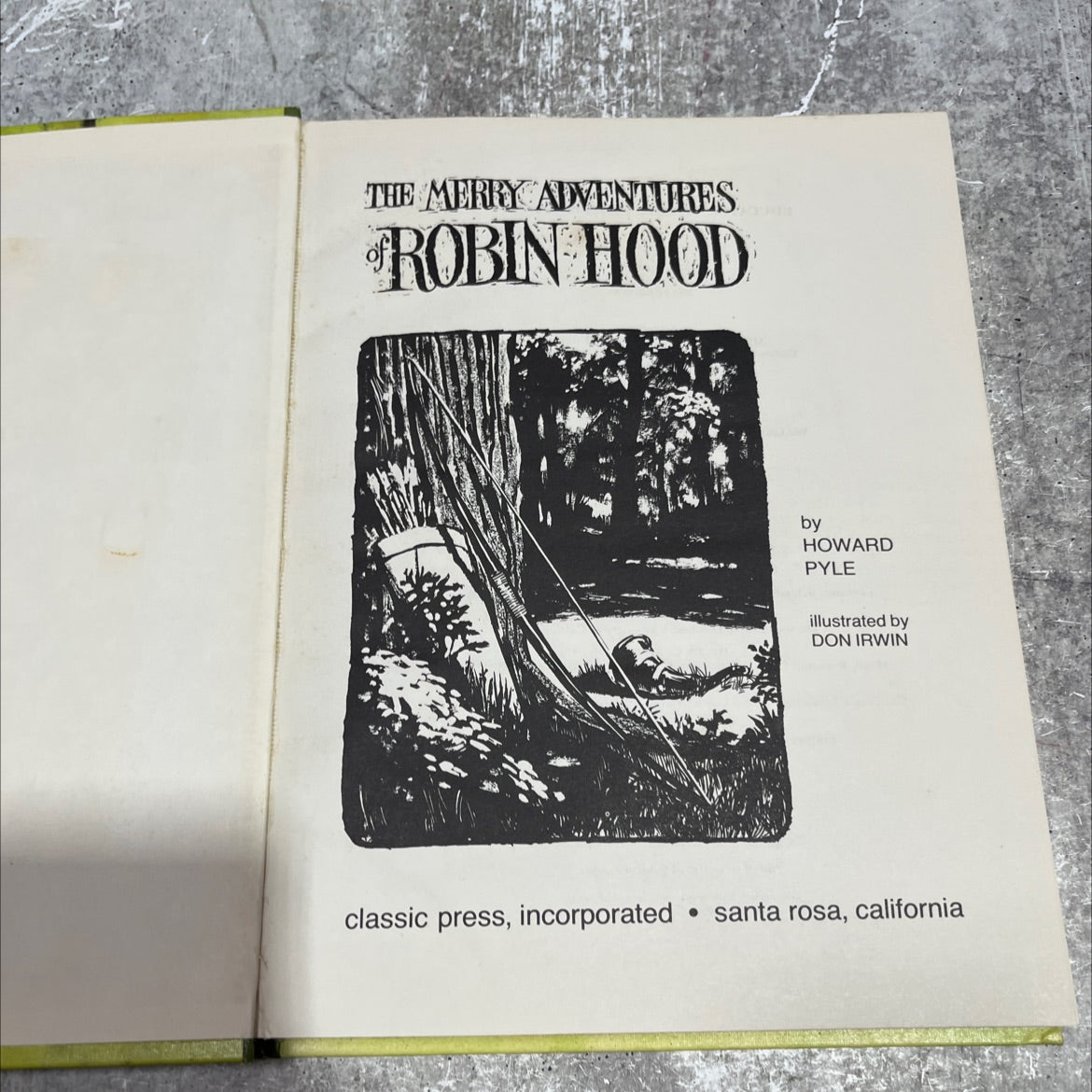 the merry adventures of robin hood book, by howard pyle, 1968 Hardcover image 2