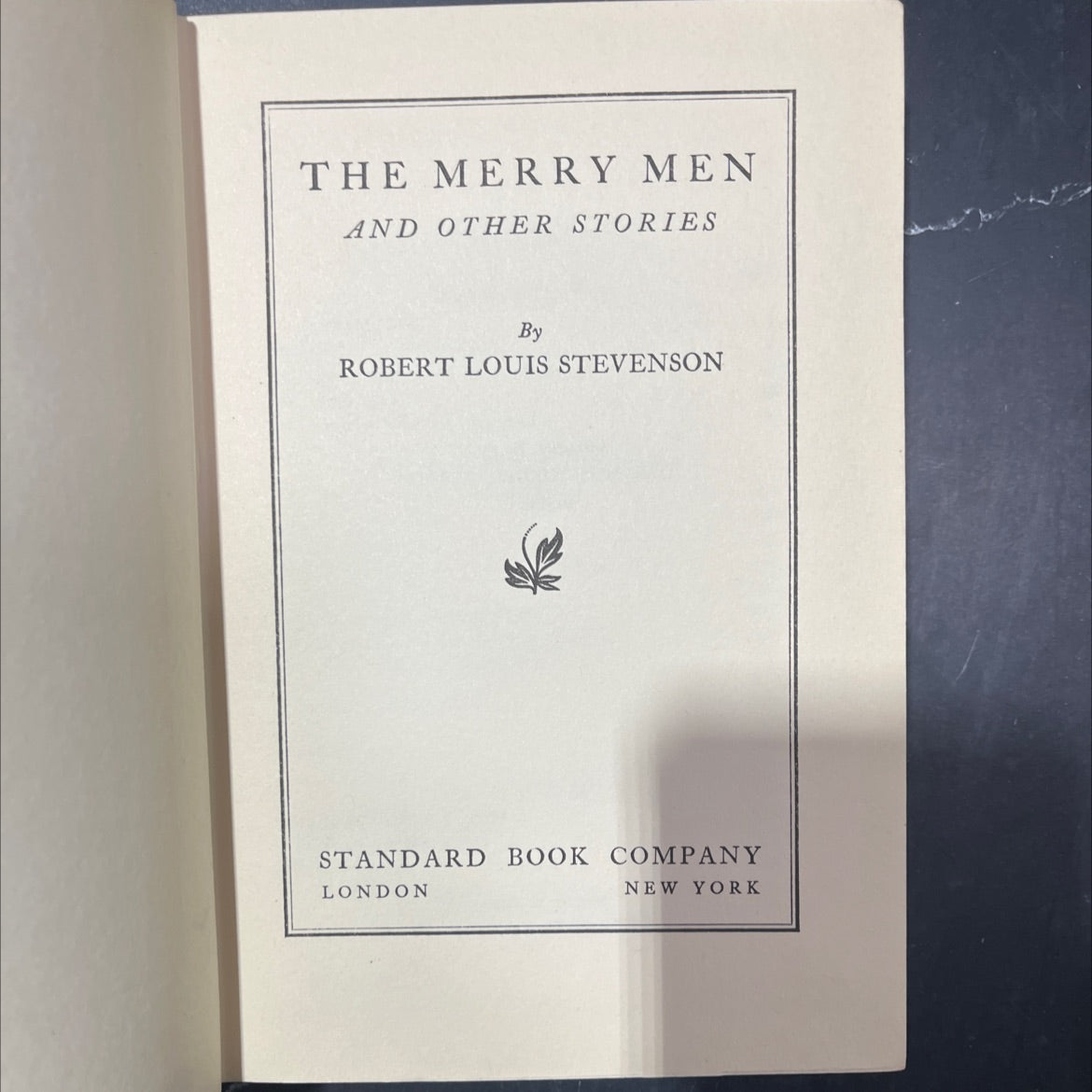 the merry men and other stories book, by robert louis stevenson, 1930 Hardcover image 2