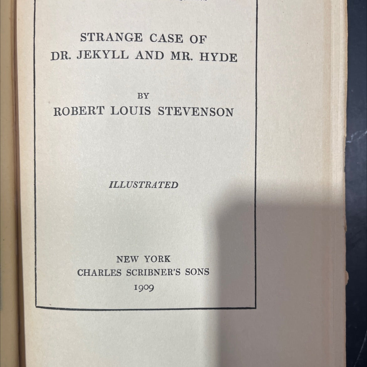 the merry men and other tales and fables strange case of dr. jekyll and mr. hyde book, by robert louis stevenson, 1909 image 3