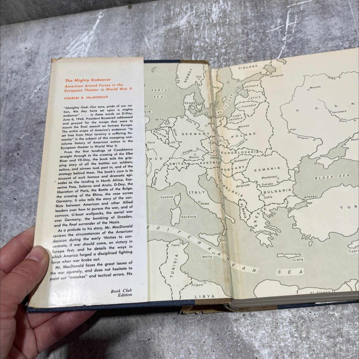 the mighty endeavor american armed forces in the european theater in world war ii book, by charles b. macdonald, 1969 image 4