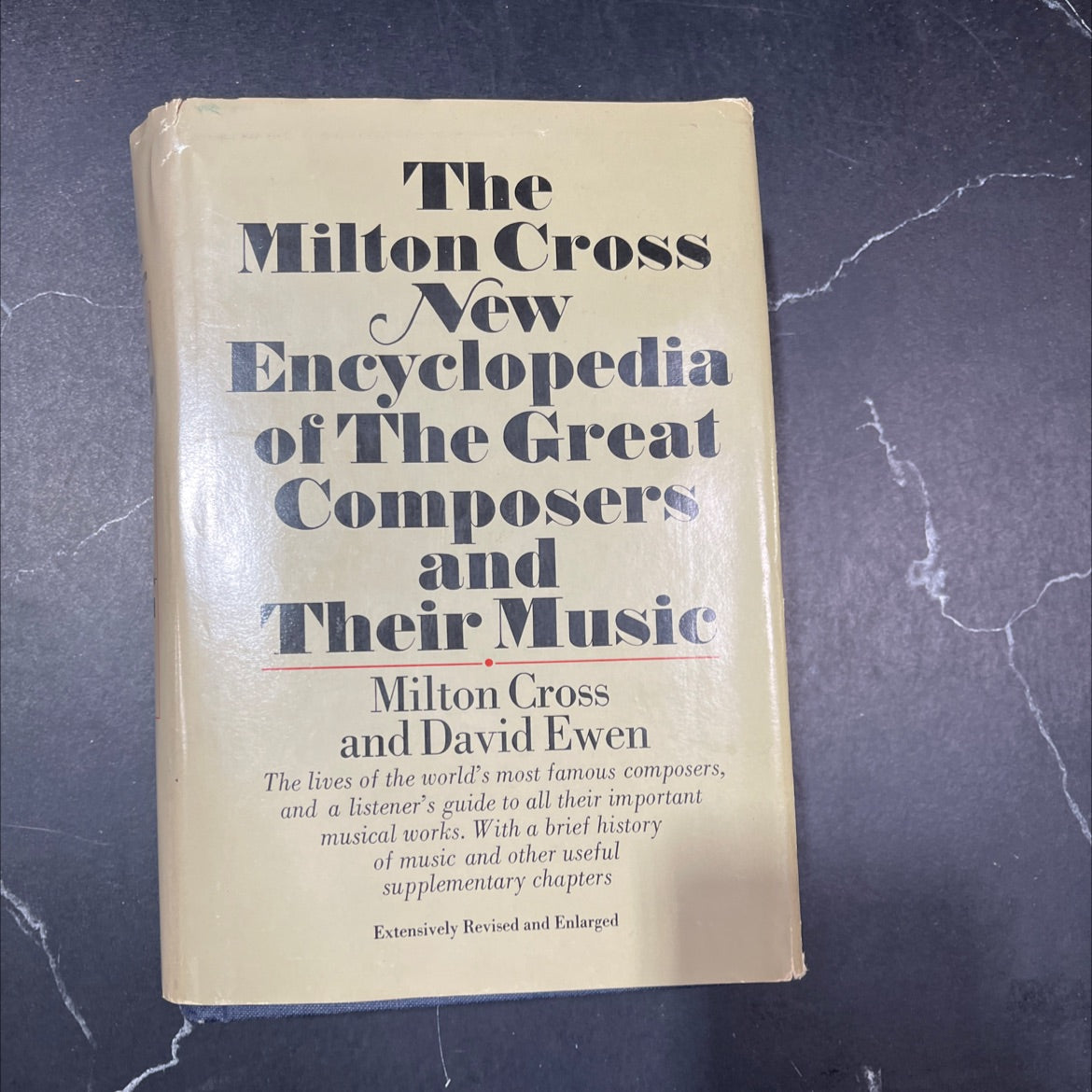 the milton cross new encyclopedia of the great composers and their music book, by milton cross and david ewen, 1969 image 1