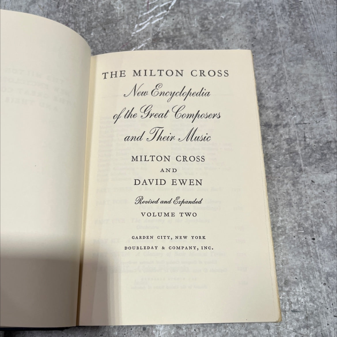 the milton cross new encyclopedia of the great composers and their music book, by milton cross and david ewen, 1970 image 2