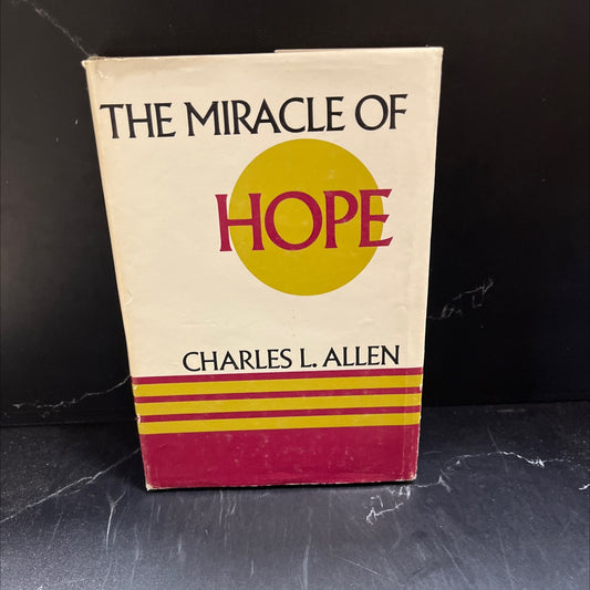 the miracle of hope book, by charles l. allen, 1973 Hardcover image 1