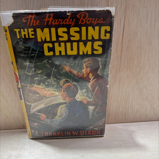 the missing chums book, by franklin w. dixon, 1928 Hardcover, Antique image 1
