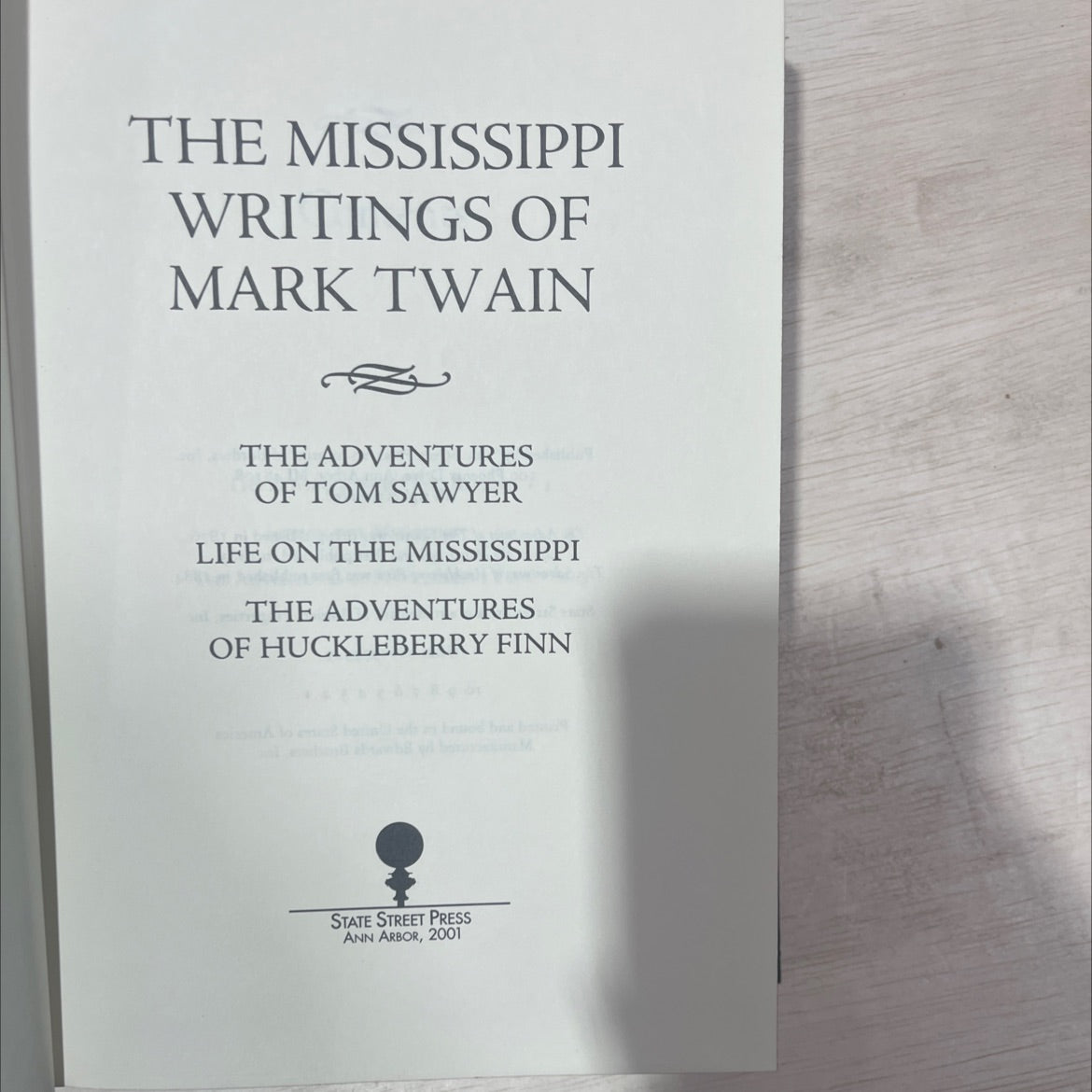 the mississippi writings of mark twain book, by mark twain, 2001 Leather image 2
