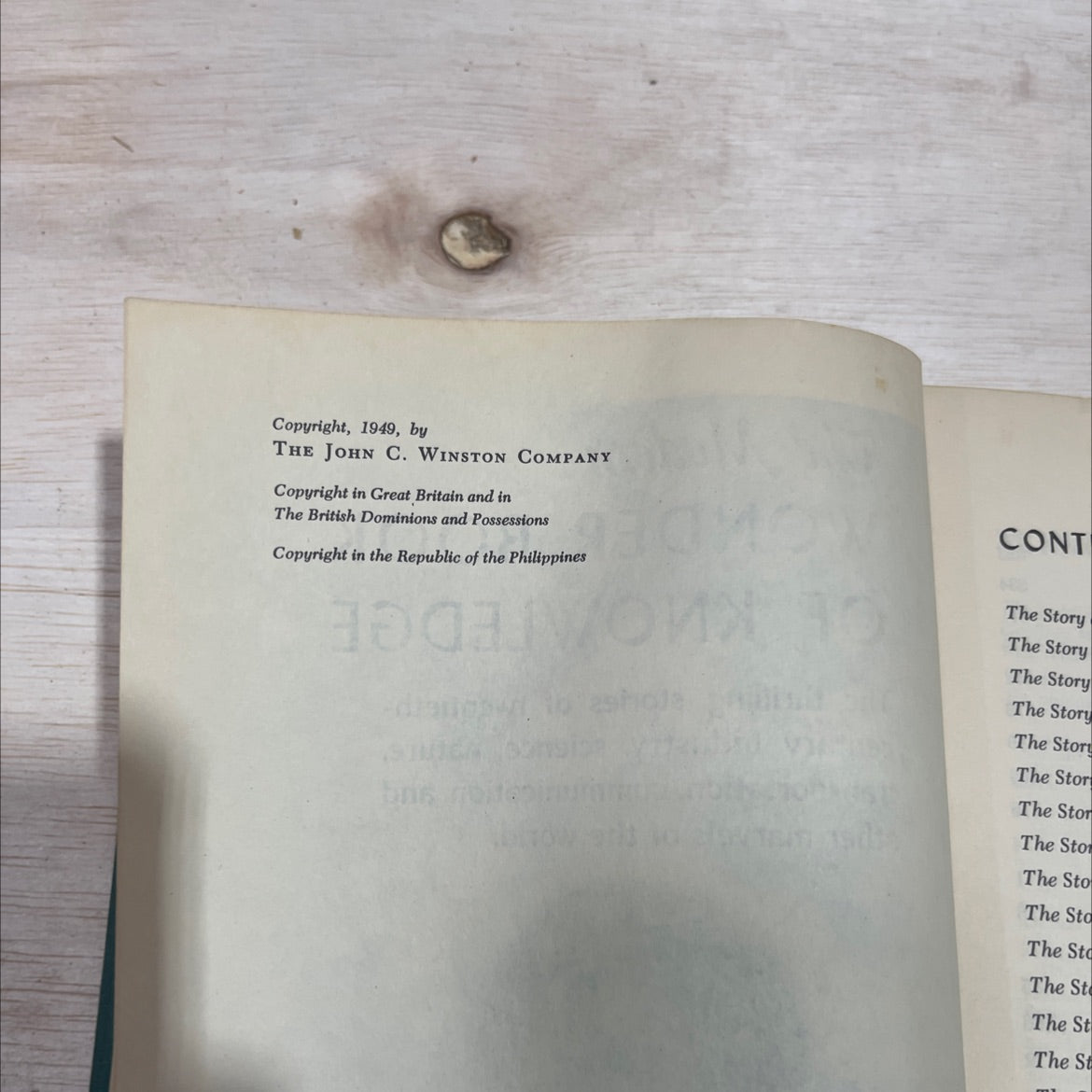 the modern wonder book of knowledge book, by norman carlisle, arnold romney, geoffrey mott-smith, 1949 Hardcover image 3