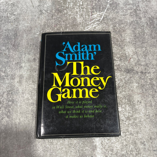 the money game book, by adam smith, 1968 Hardcover image 1