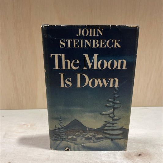 the moon is down book, by John Steinbeck, 1942 Hardcover, First Edition, Vintage image 1
