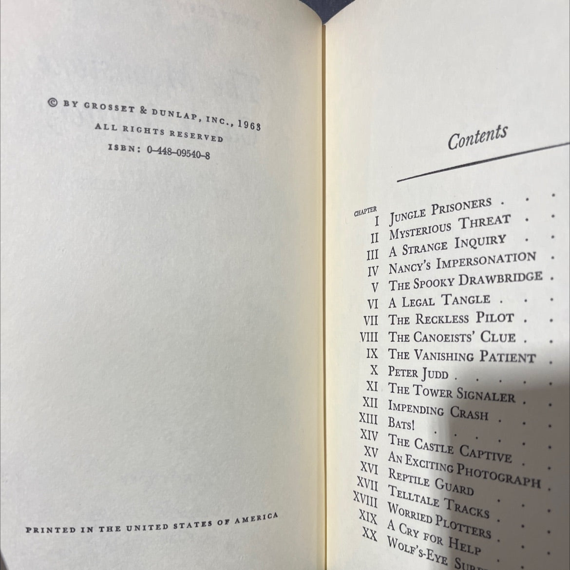 the moonstone castle mystery book, by carolyn keene, 1968 Hardcover image 3