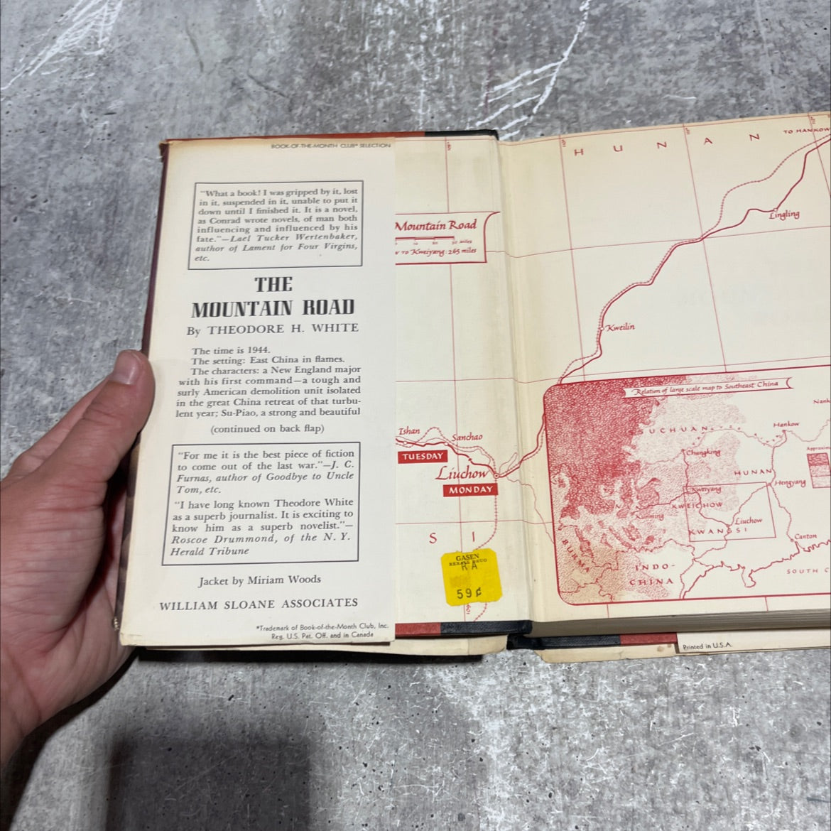 the mountain book, by Theodore H. White, 1958 Hardcover image 4