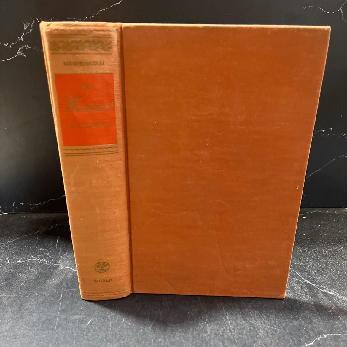 the mozart handbook a guide to the man and his music book, by louis biancolli, joseph lange, 1954 Hardcover image 1