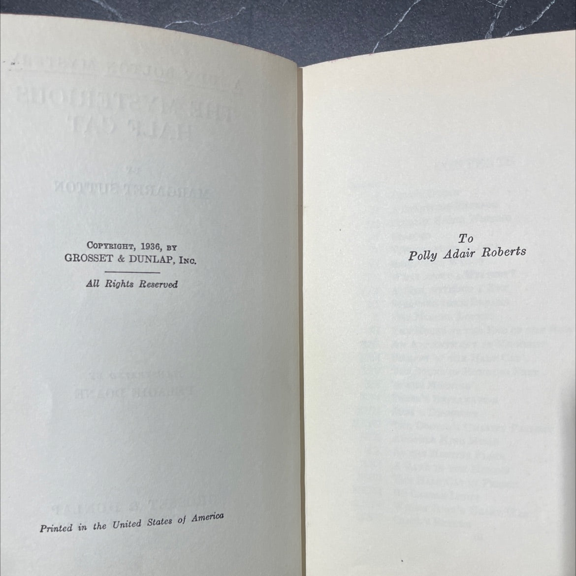 the mysterious half cat book, by margaret sutton, 1936 Hardcover image 3