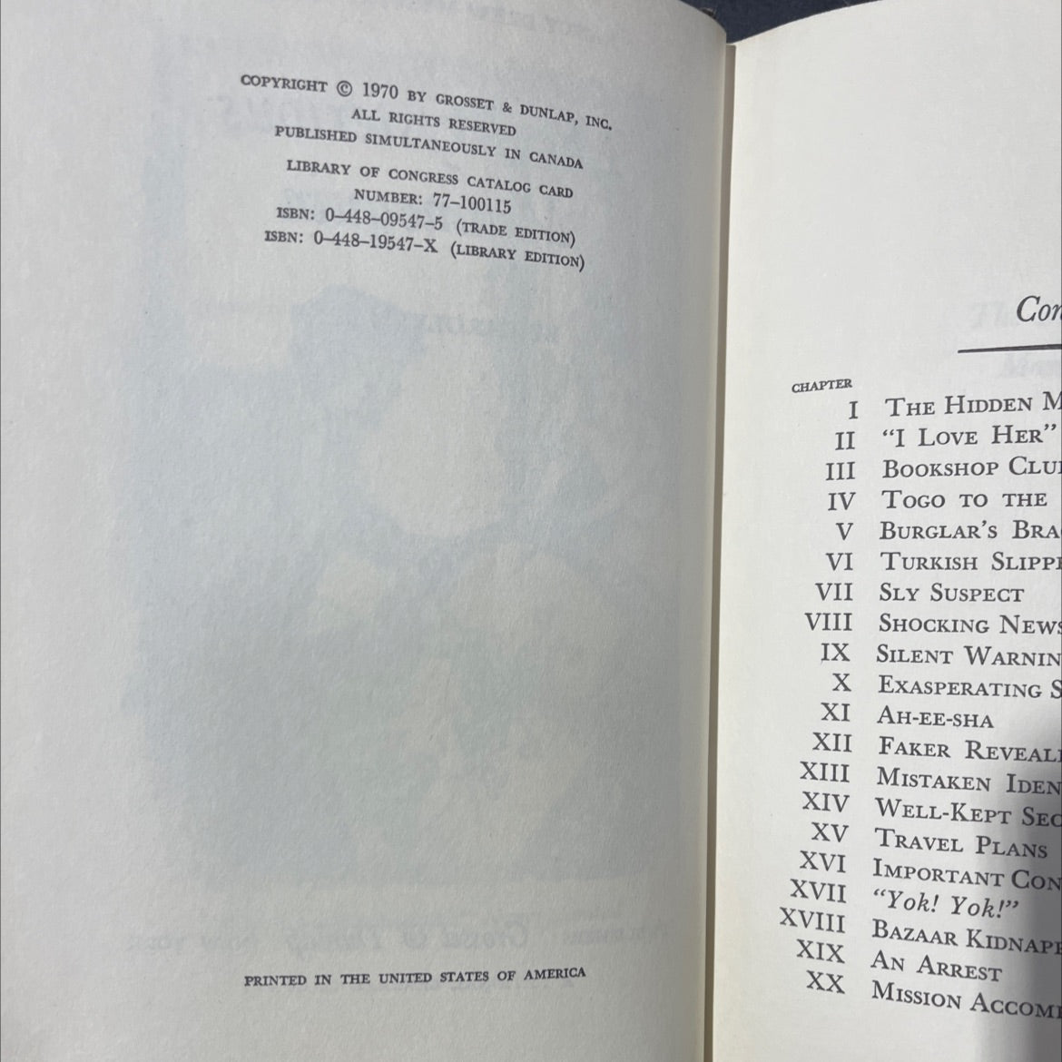 the mysterious mannequin book, by carolyn keene, 1970 Hardcover image 3