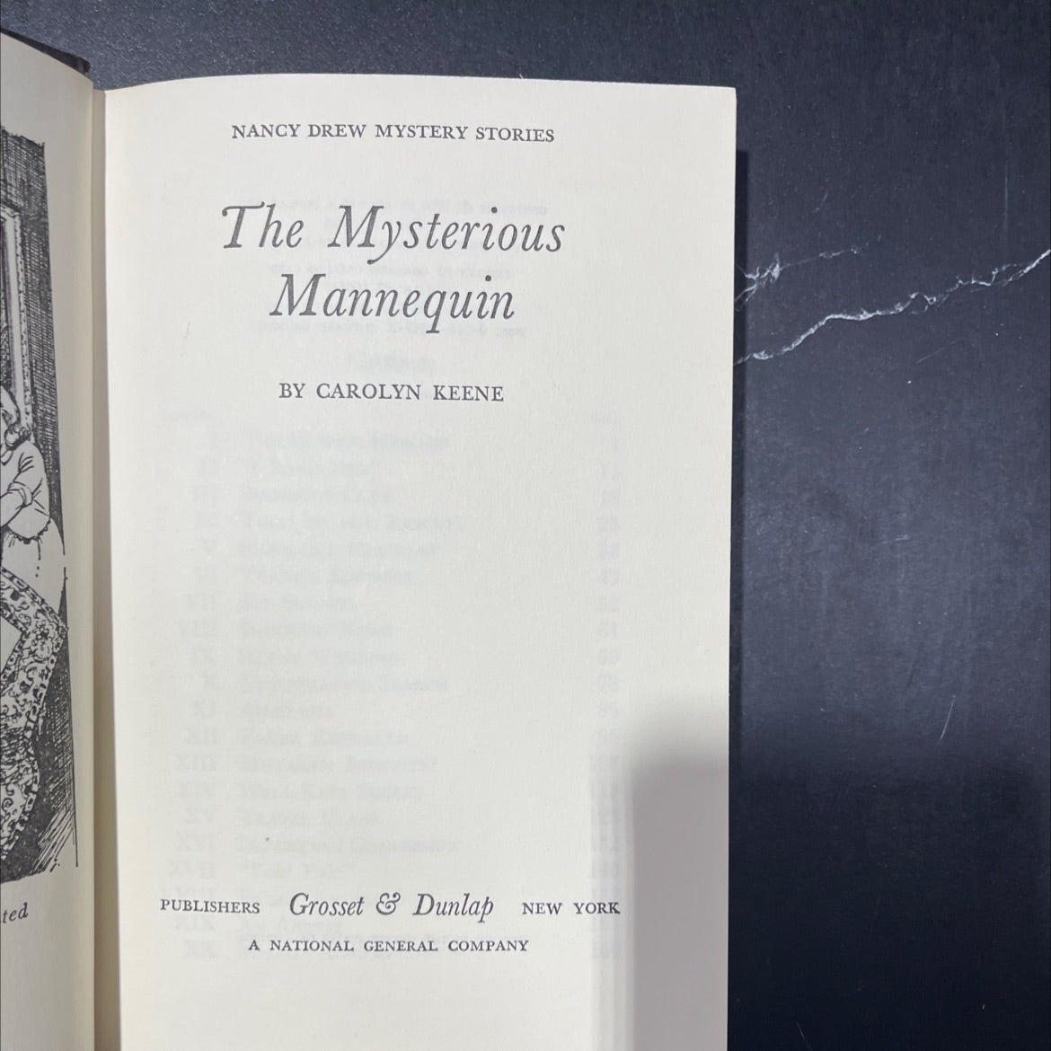 the mysterious mannequin book, by carolyn keene, 1970 Hardcover image 2