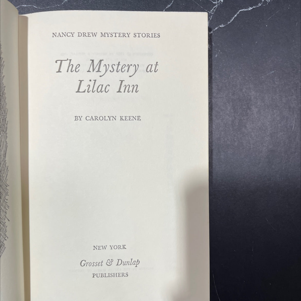 the mystery at lilac inn book, by carolyn keene, 1961 Hardcover image 2