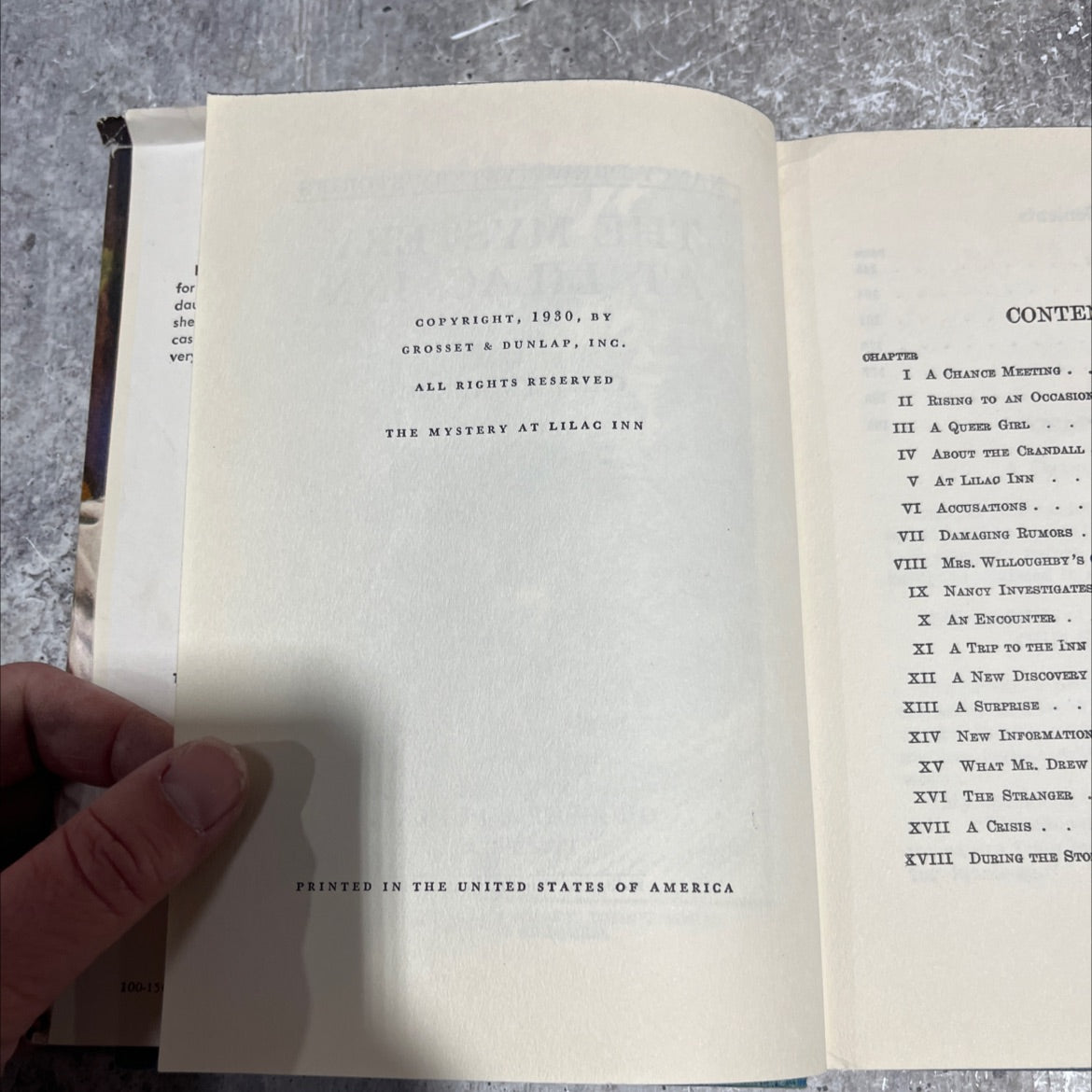 the mystery at lilac inn book, by carolyn keene, 1980 Hardcover image 3