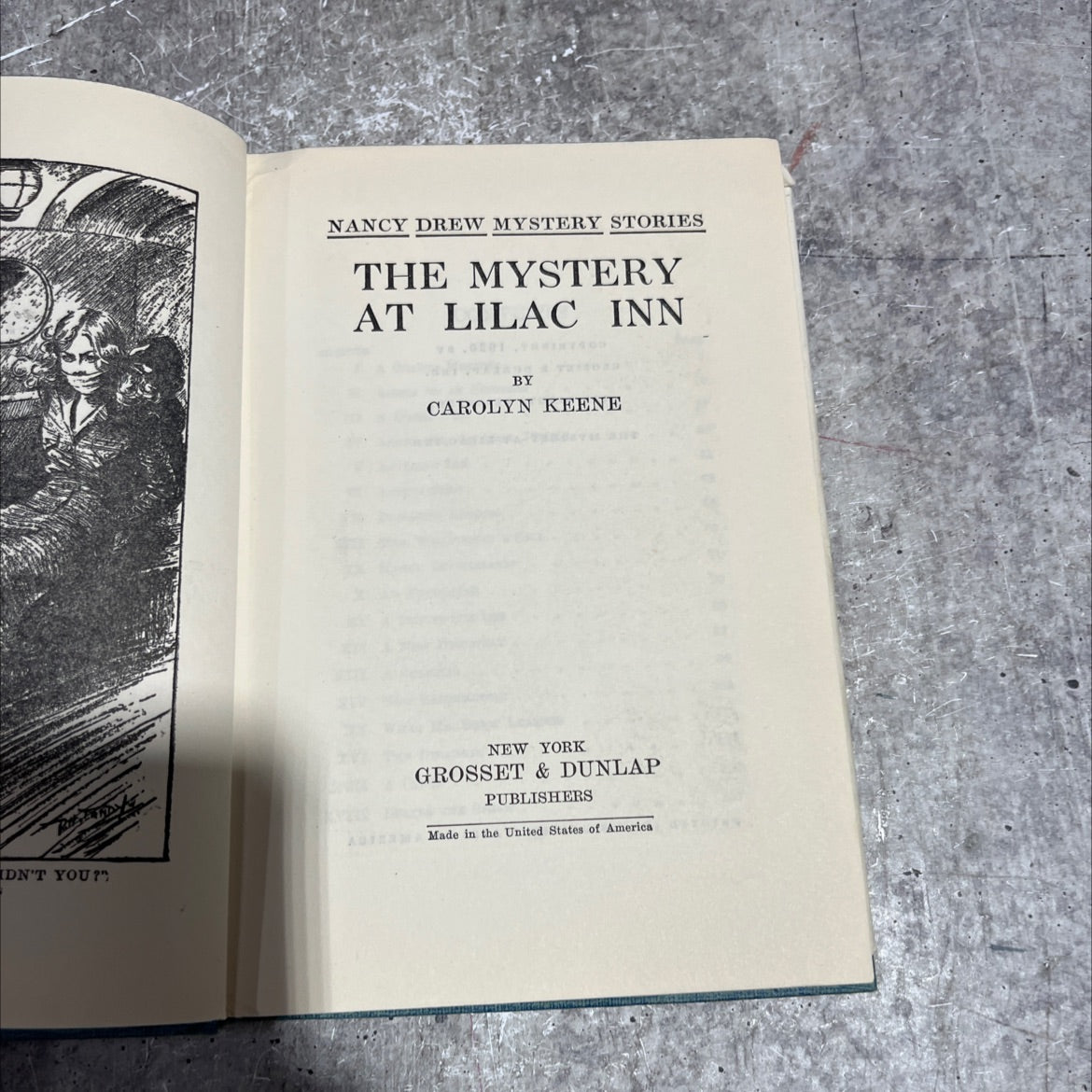 the mystery at lilac inn book, by carolyn keene, 1980 Hardcover image 2