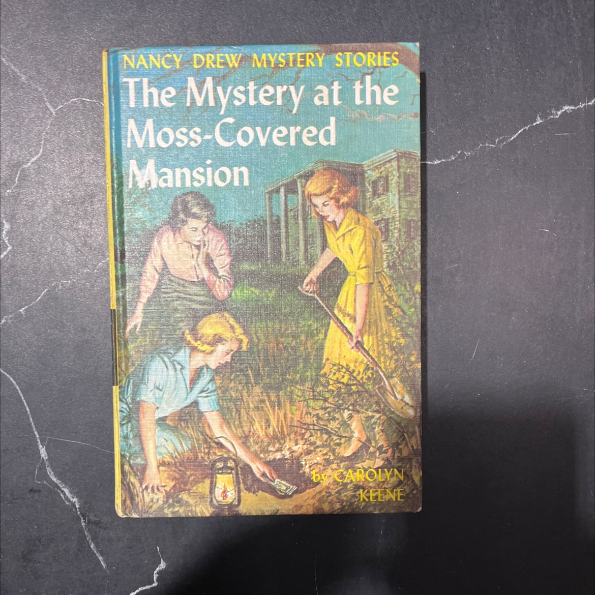 the mystery at the moss-covered mansion book, by carolyn keene, 1941 Hardcover image 1