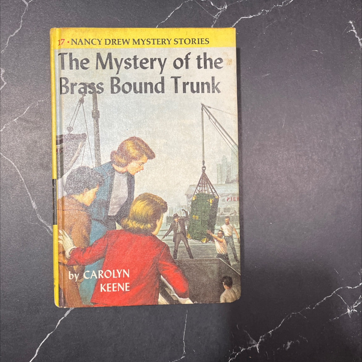 the mystery of the brass bound trunk book, by carolyn keene, 1940 Hardcover image 1