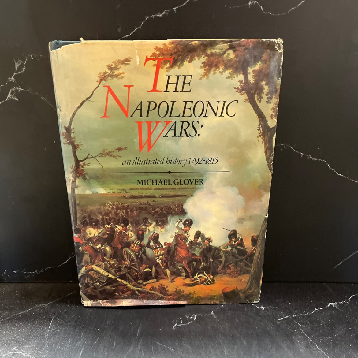 the napoleonic wars: an illustrated history 1792-1815 book, by michael glover, 1978 Hardcover image 1