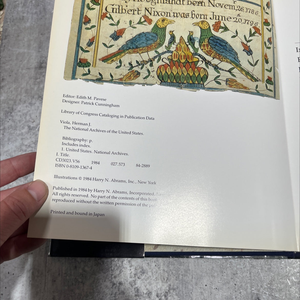 the national archives of the united states book, by herman j. viola, 1984 Hardcover image 3