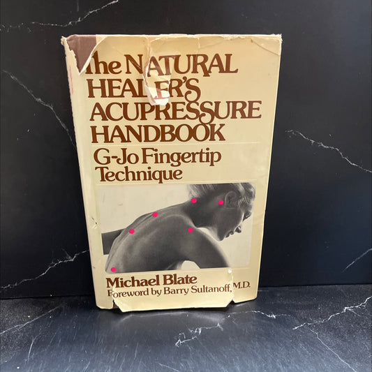 the natural healer's acupressure handbook book, by Michael Blate, 1977 Hardcover image 1