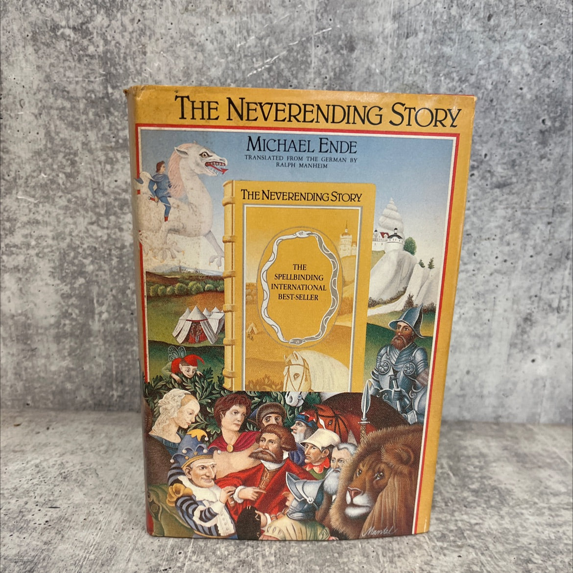 the neverending story book, by michael ende, 1983 Hardcover, First Edition, Vintage image 1