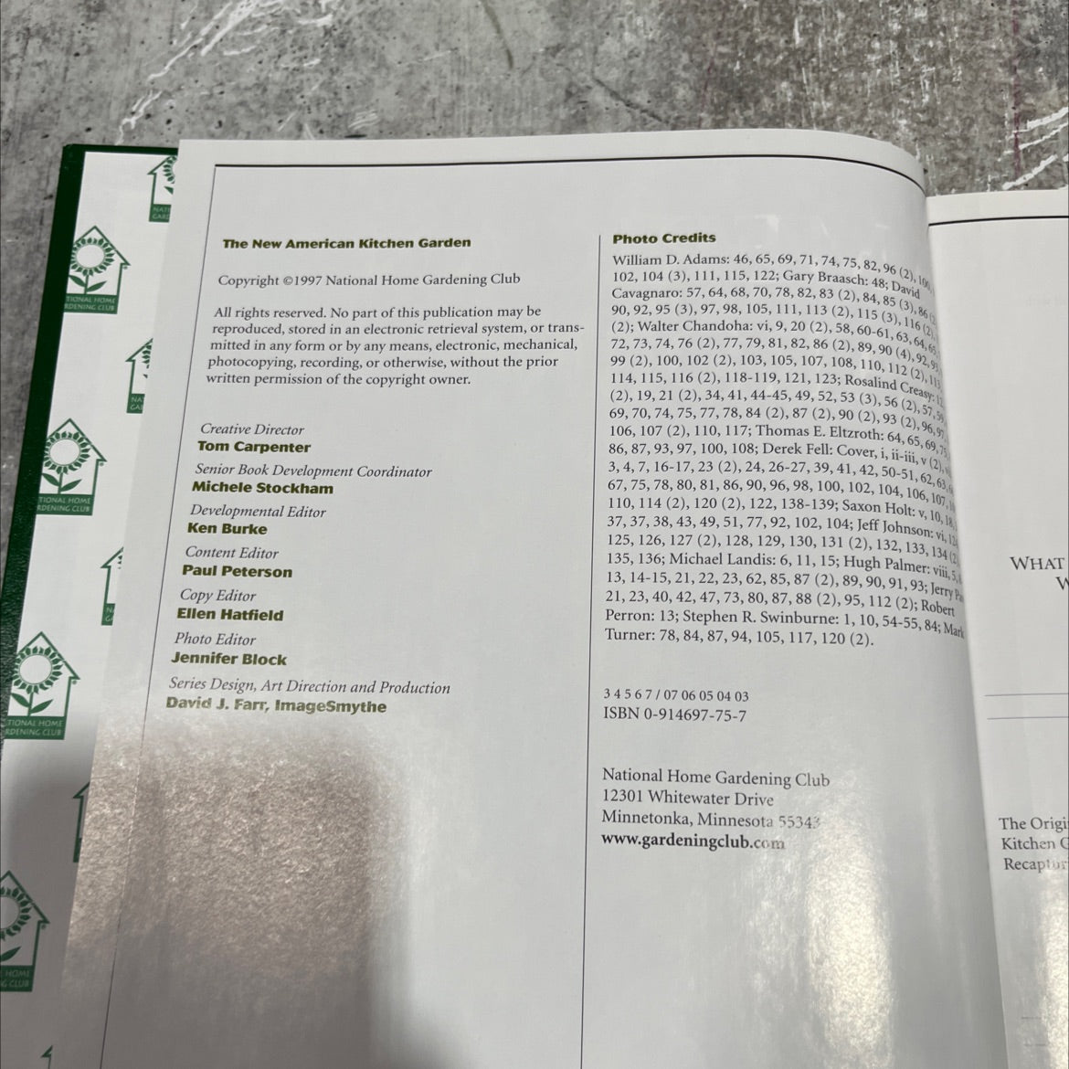 the new american kitchen garden book, by shepherd ogden, 1997 Hardcover image 3