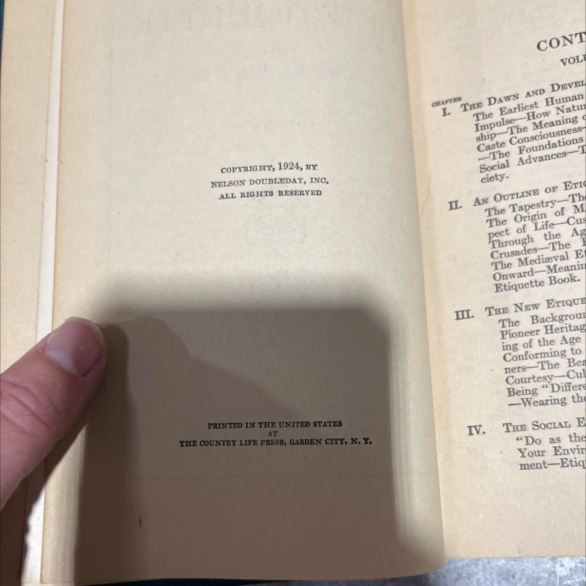 the new book of etiquette book, by lillian eichler, 1924 Hardcover image 3